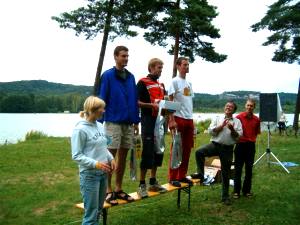 Na stupn vtz vystoupali elitn sportovci s vtzem Finem Kimem Faageruddem  z Turku
